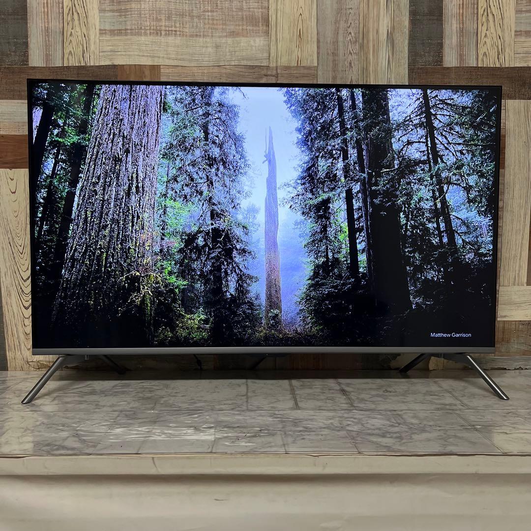 オコジョさん戦用❣️3年前購入ジョワイユ43V型フレームレス4Kチューナ内蔵テレビ