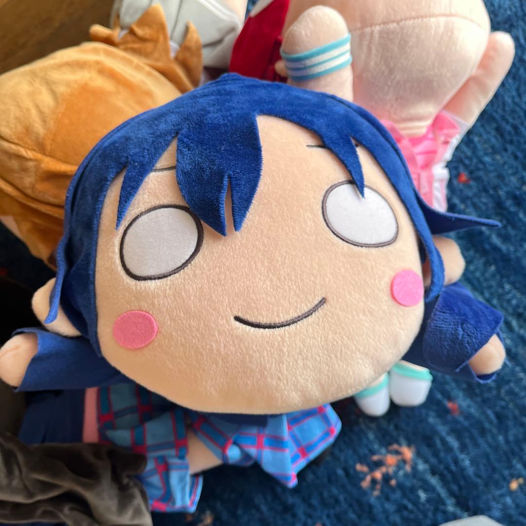 ラブライブ　ハイパージャンボ　寝そべりぬいぐるみ　4個セット