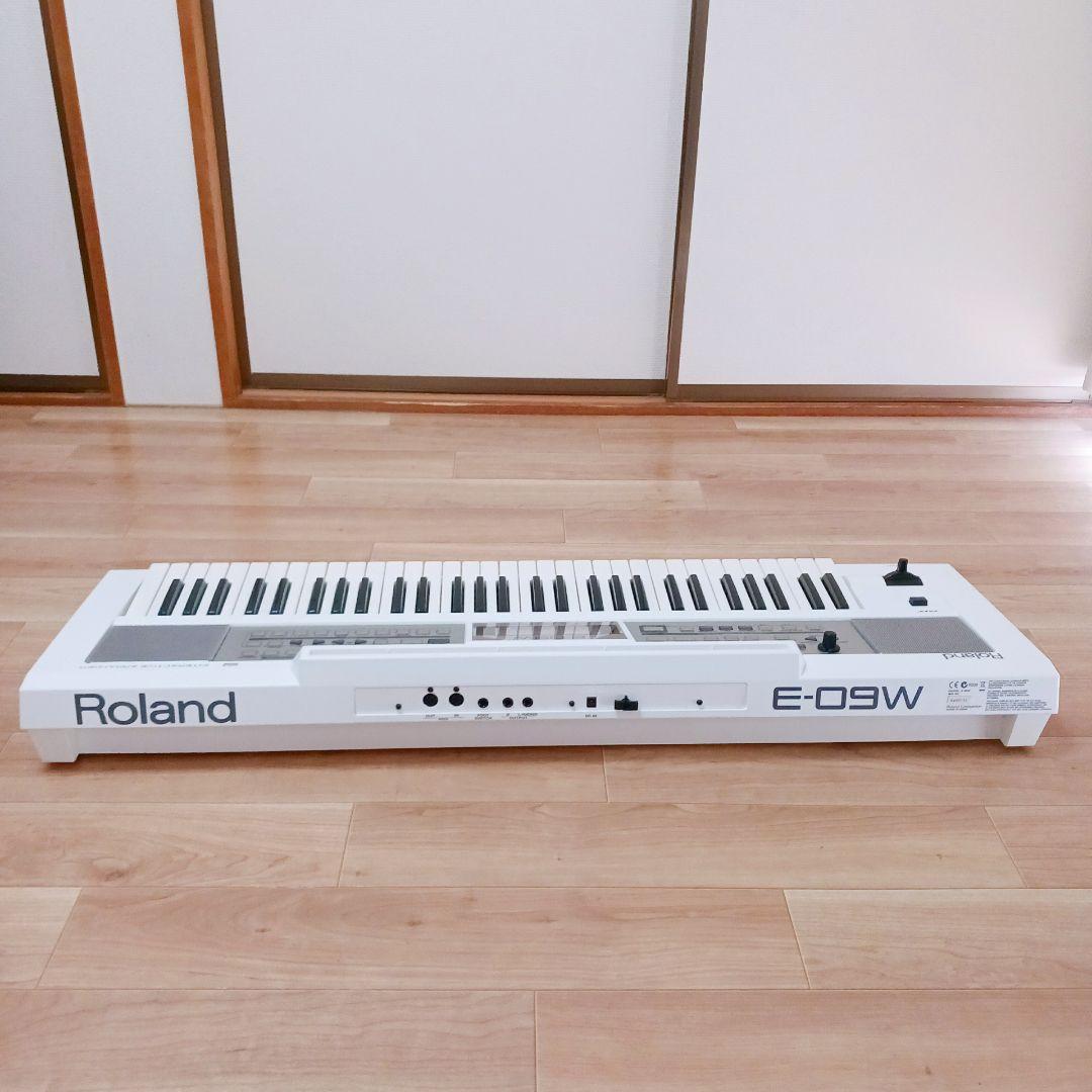 Roland E-09W シンセサイザー キーボード 61鍵 音源内蔵