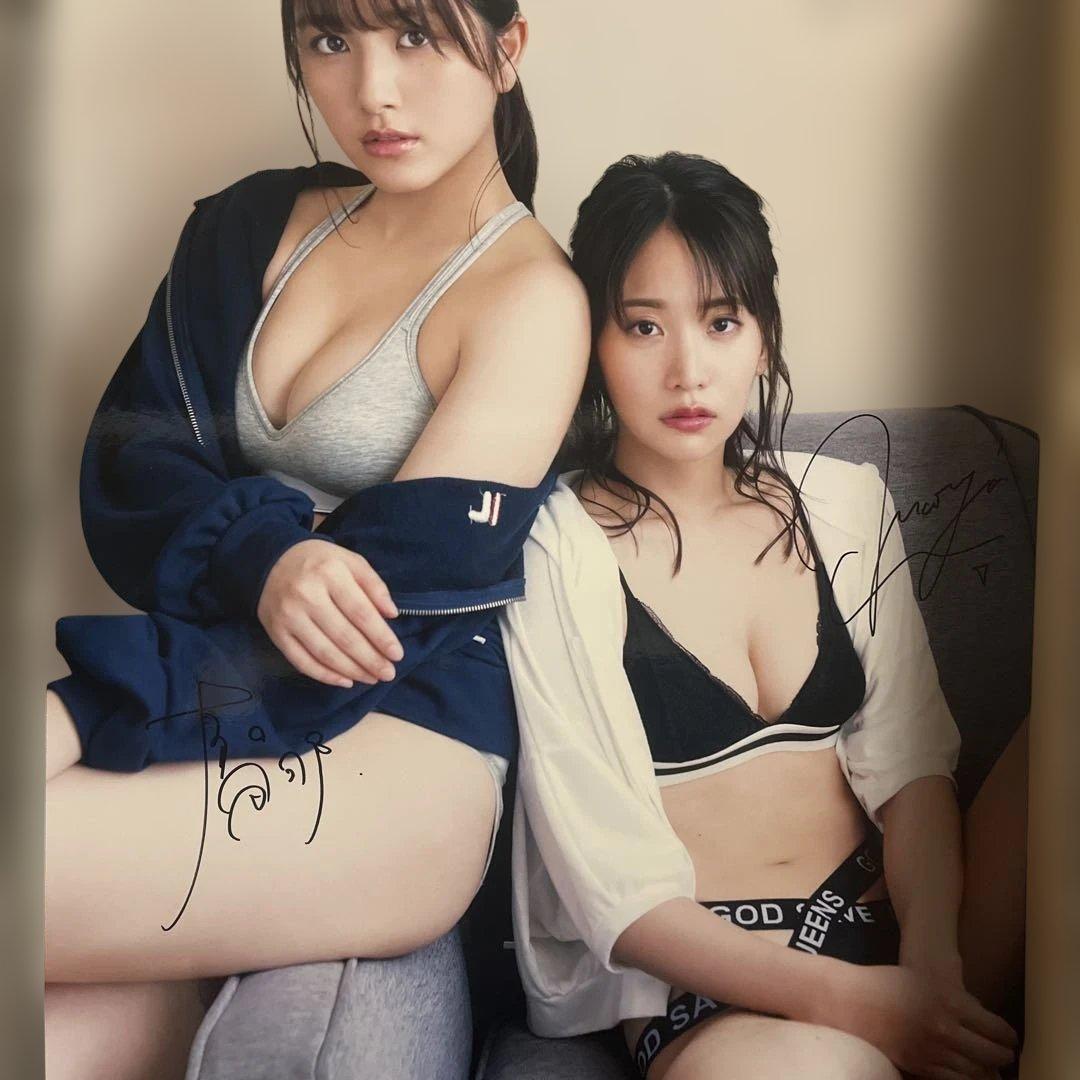 永尾まりや　大和田南那　特大パネル