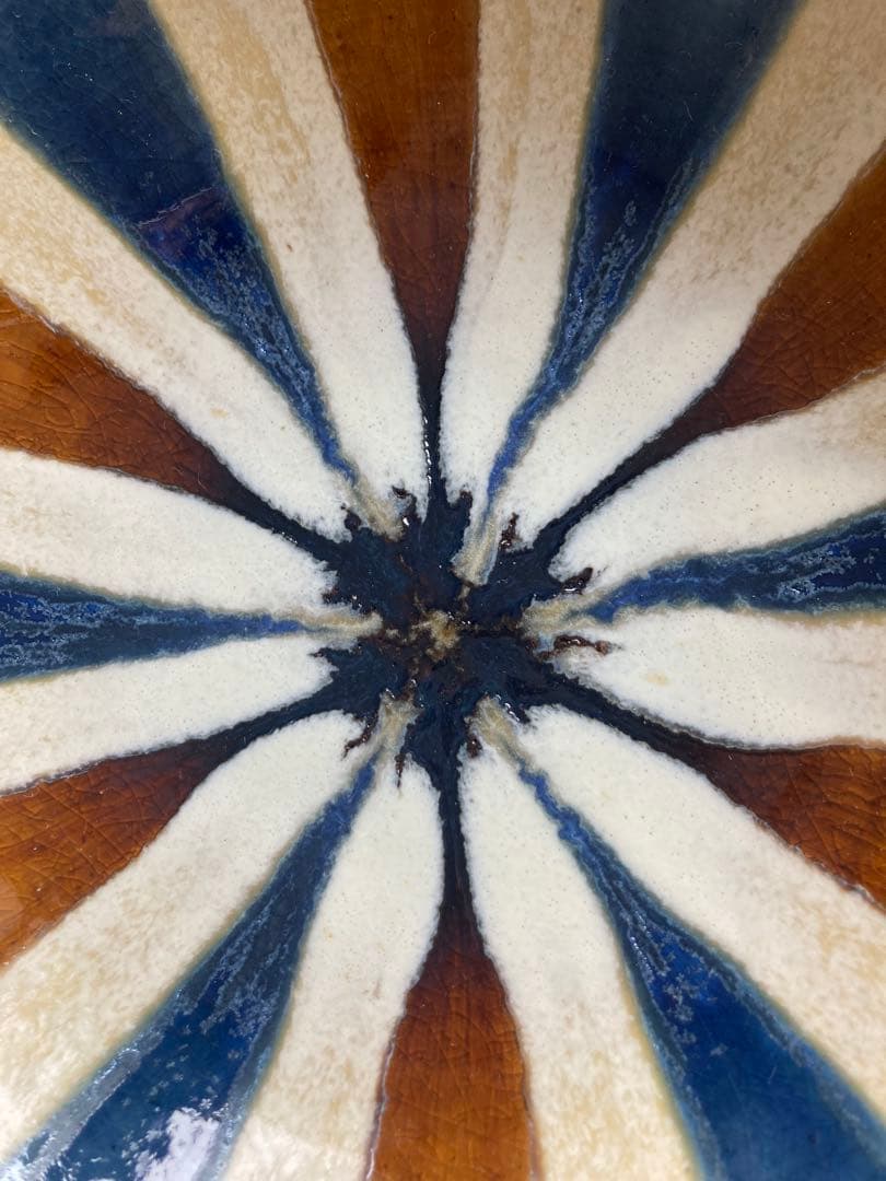 新品未使用　瀬戸本業窯　三彩鉢　水野半次郎