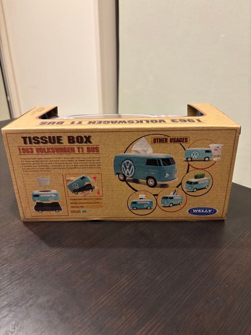 【新品未開封】最終値下げ‼️フォルクスワーゲンティッシュケースBOX ワーゲンバス