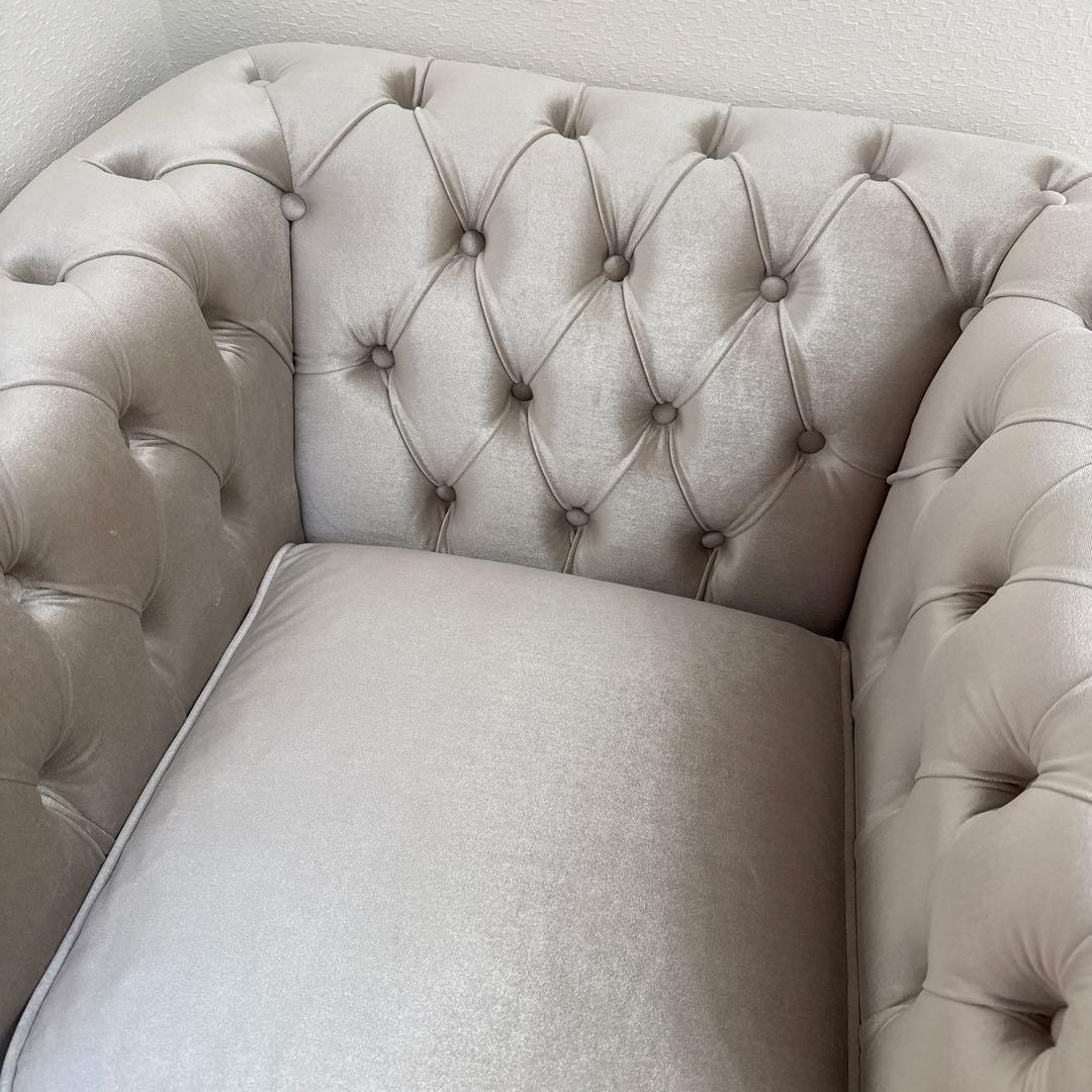 未使用に近い⭐︎チェスティア⭐︎チェスターフィールド ソファ