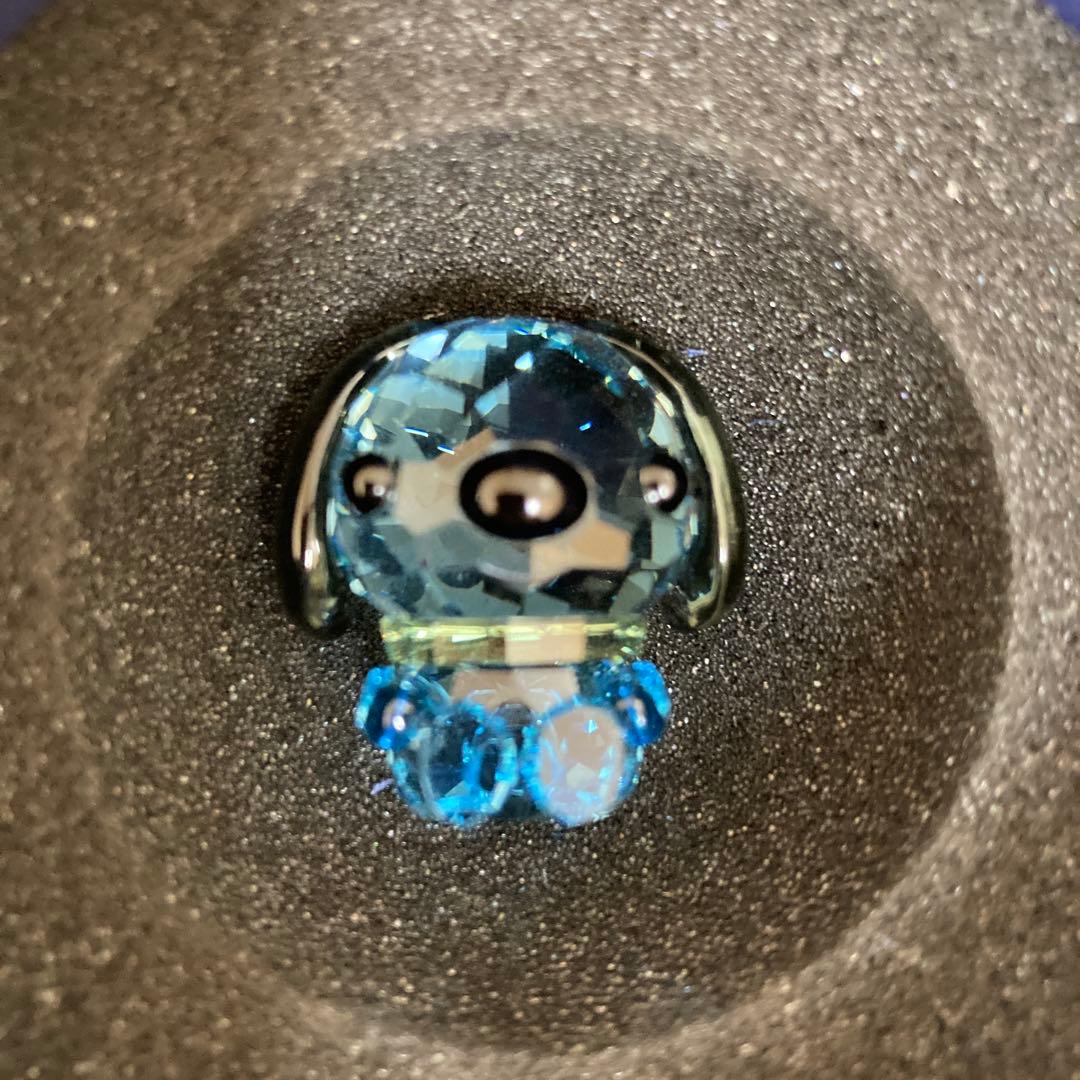 【美品】スワロフスキー SWAROVSKI 干支　犬　戌　いぬ　吉井宏　置物