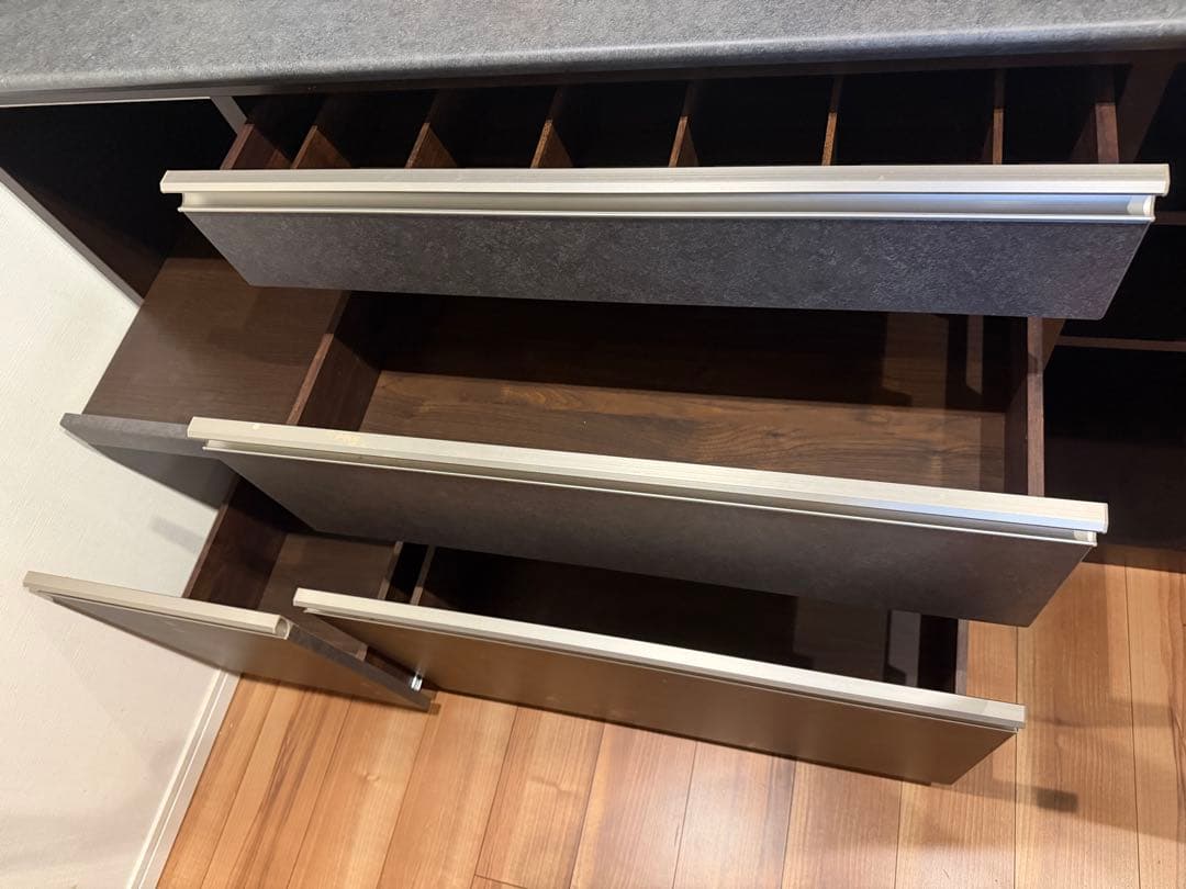 【期間限定】【送料込】松田家具 食器棚 ガウディ 1600 キッチンボード