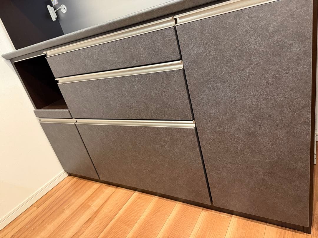 【期間限定】【送料込】松田家具 食器棚 ガウディ 1600 キッチンボード