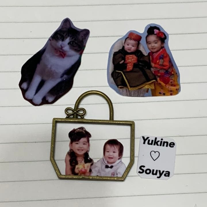 もも様ご確認用ページ　レジンで写真チャーム　オーダー品