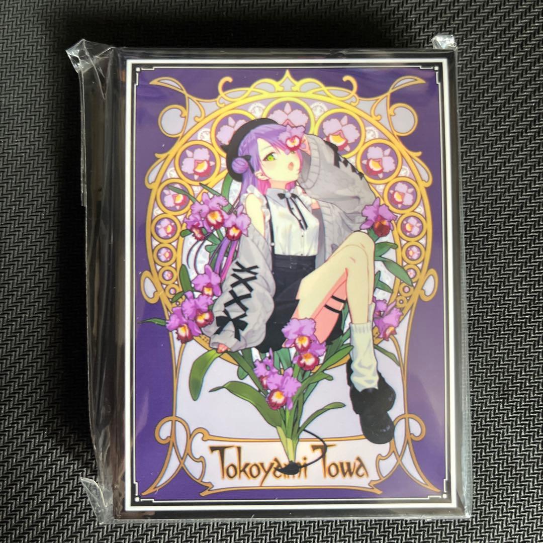【合皮製デッキケース/スリーブ】ホロライブ 常闇トワ ミュシャ風【未開封】