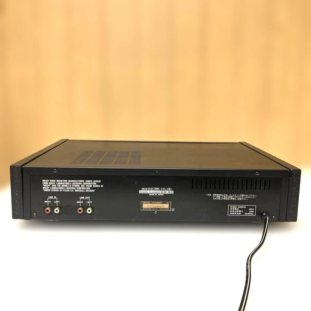 ESH018 AKAI（アカイ）製カセットデッキ「GX-93」【ジャンク】