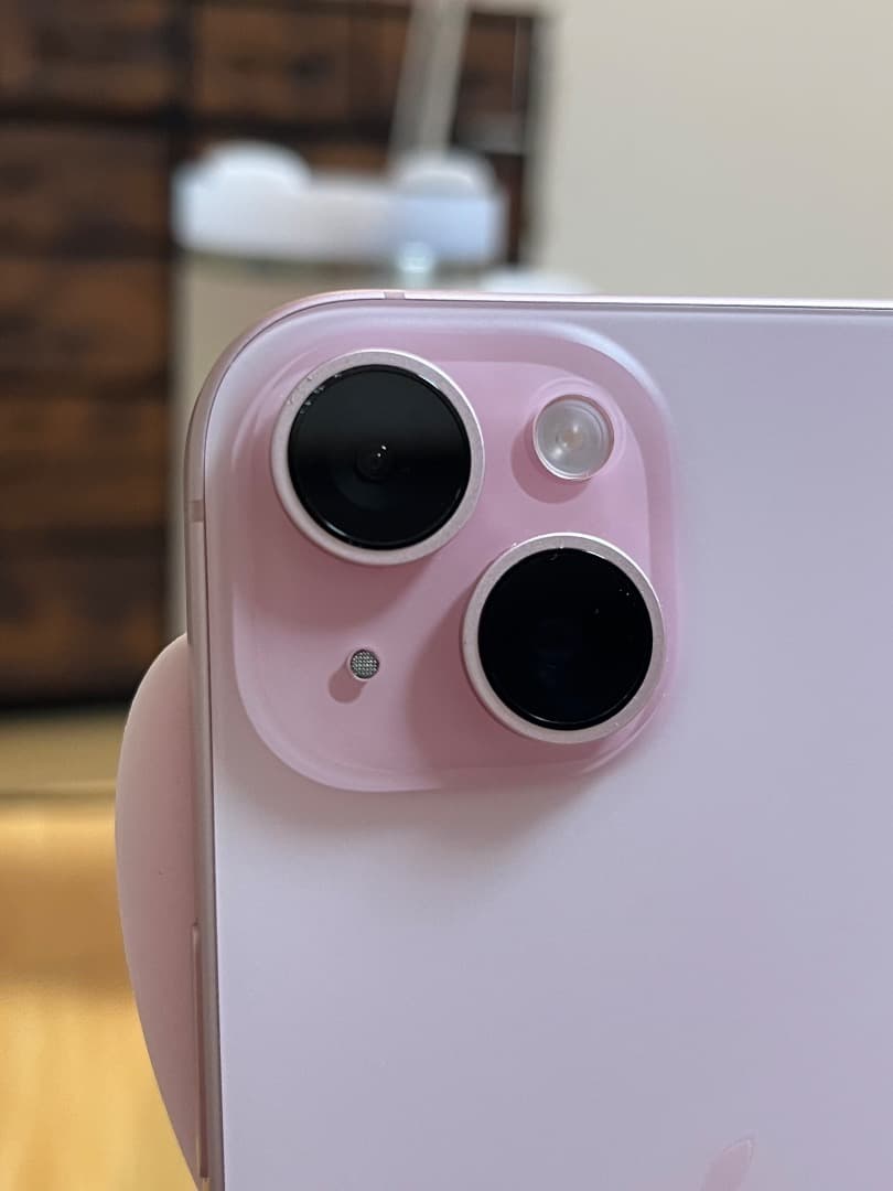 iPhone 15 ピンク 128GB 美品 バッテリー87%