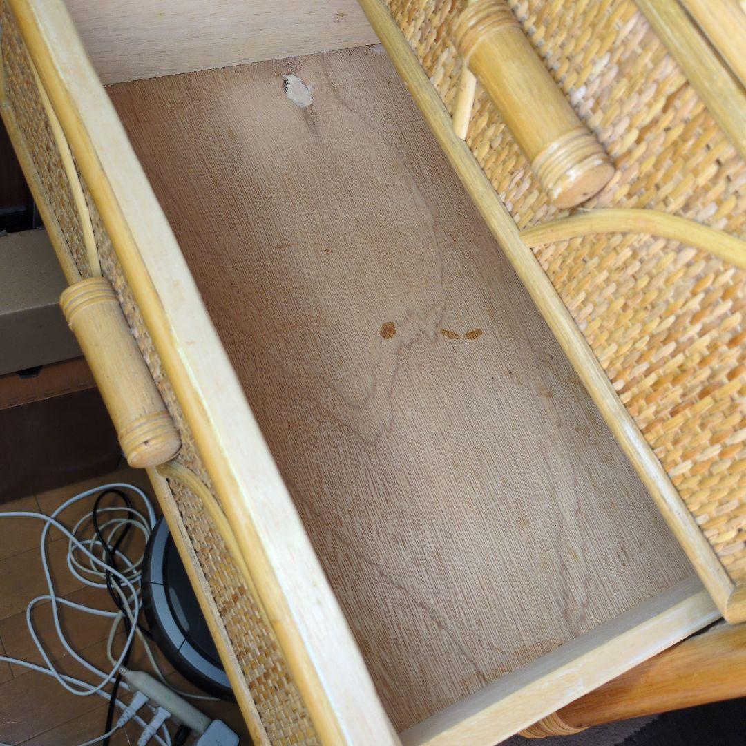 今枝商店のRomantic Rattan 籐チェスト 5杯タイプ【美品】