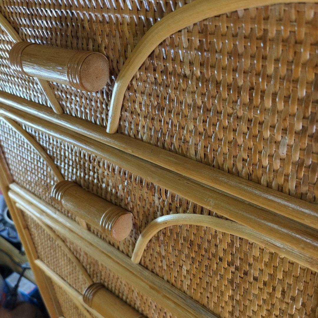 今枝商店のRomantic Rattan 籐チェスト 5杯タイプ【美品】