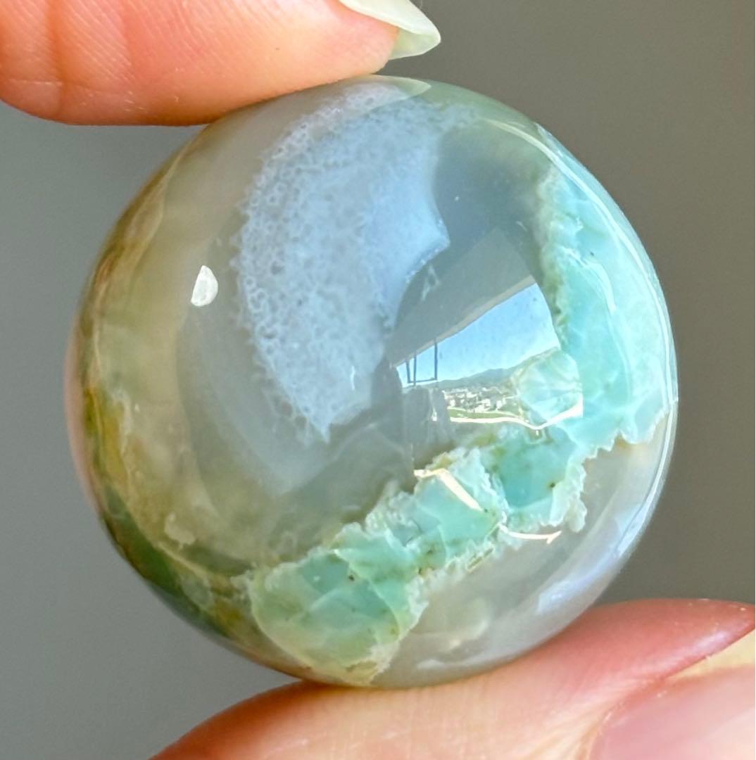 Ruby様　グリーン桜瑪瑙