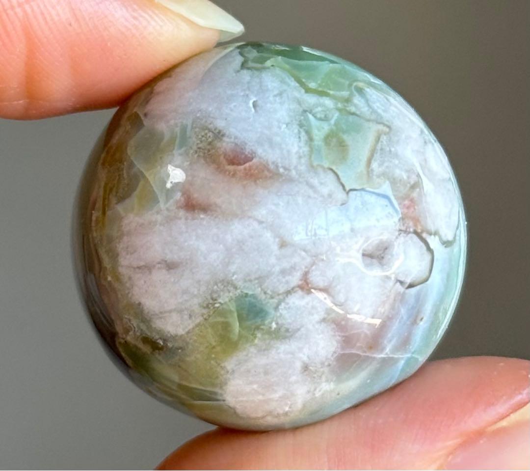 Ruby様　グリーン桜瑪瑙