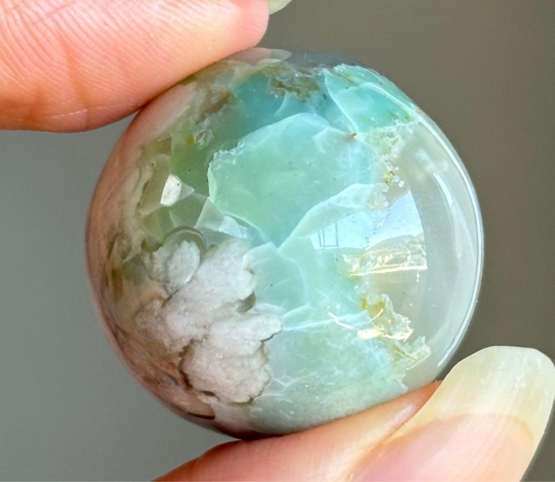 Ruby様　グリーン桜瑪瑙