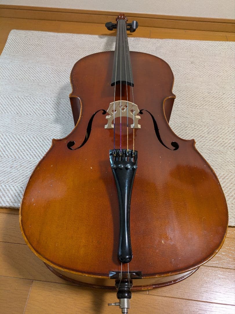 SUZUKI No.74 4/4 チェロ 1977年 調整済 Hiscoxケース
