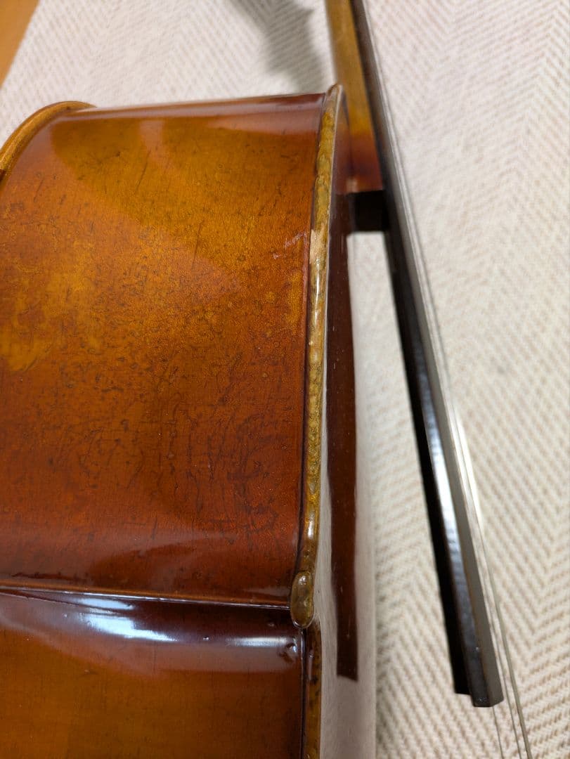 SUZUKI No.74 4/4 チェロ 1977年 調整済 Hiscoxケース