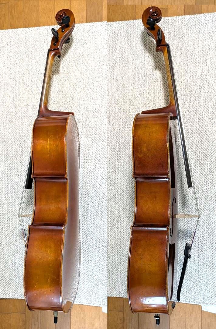 SUZUKI No.74 4/4 チェロ 1977年 調整済 Hiscoxケース