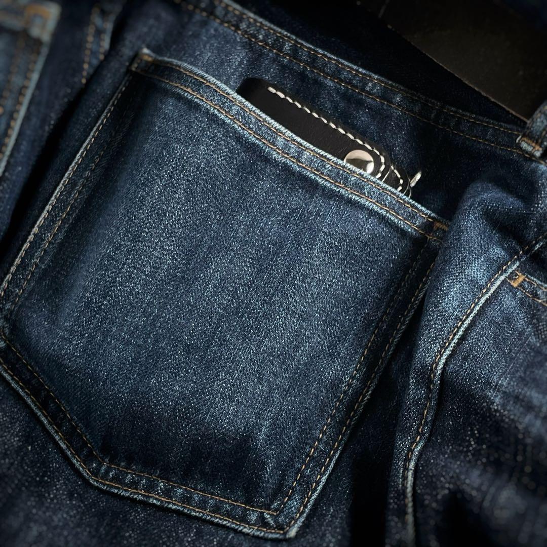 ミドルトラッカーウォレットCORE midカスタム　ブラック　シニュー