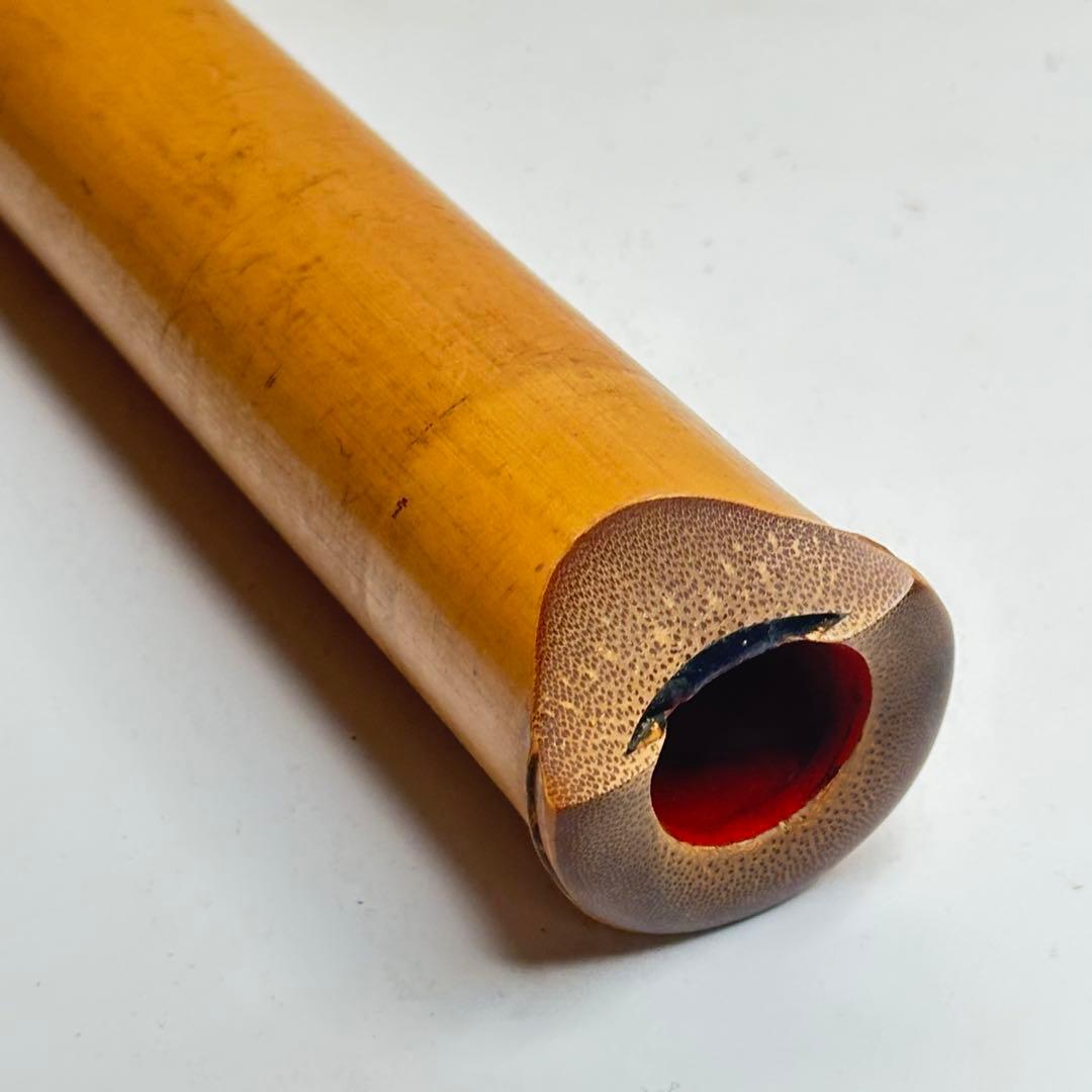 尺八 露秋銘 都山流 銀巻 歌口キャップ 伝統楽器 和楽器 管楽器 笛