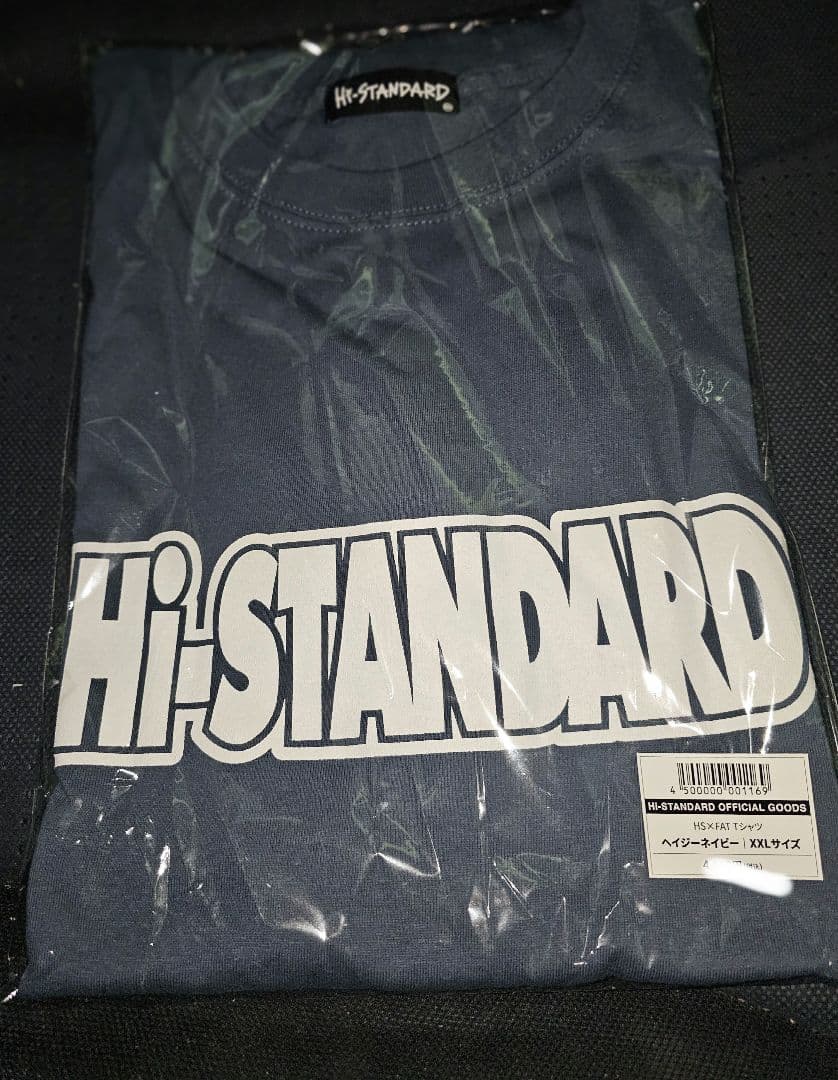 Hi-STANDARD　SNB HS-FAT Tシャツ XXL　ヘザーネイビー