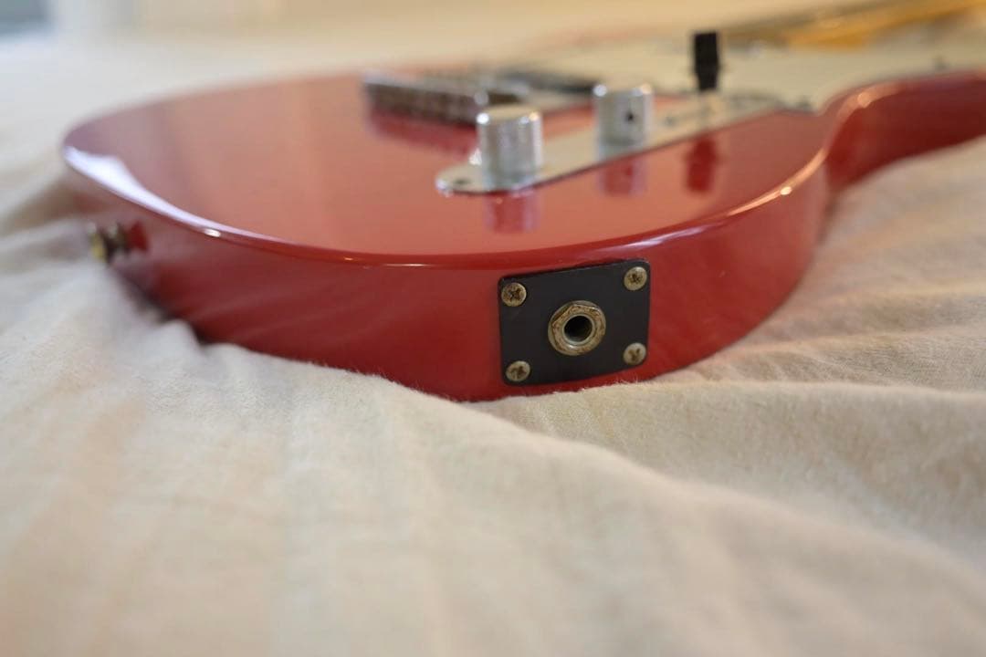 Squier Telecaster 赤 メイプル指板 プレイヤーコンディション