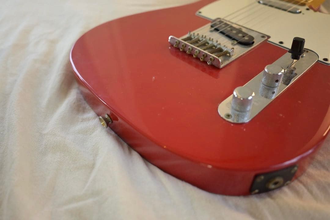 Squier Telecaster 赤 メイプル指板 プレイヤーコンディション