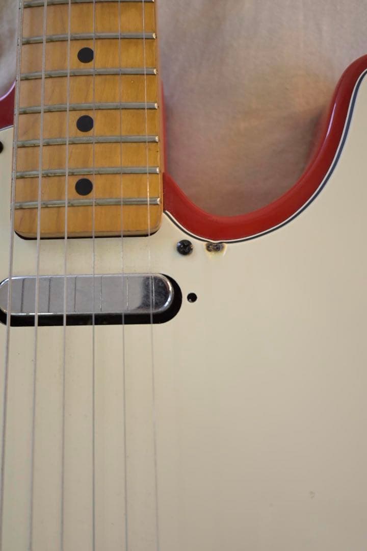 Squier Telecaster 赤 メイプル指板 プレイヤーコンディション