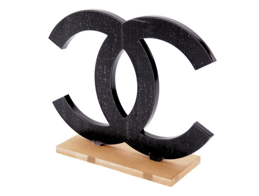 シャネル 店舗ディスプレイ オブジェ 置物 ブラック ココマーク CHANEL
