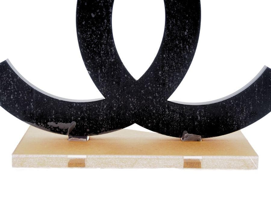 シャネル 店舗ディスプレイ オブジェ 置物 ブラック ココマーク CHANEL