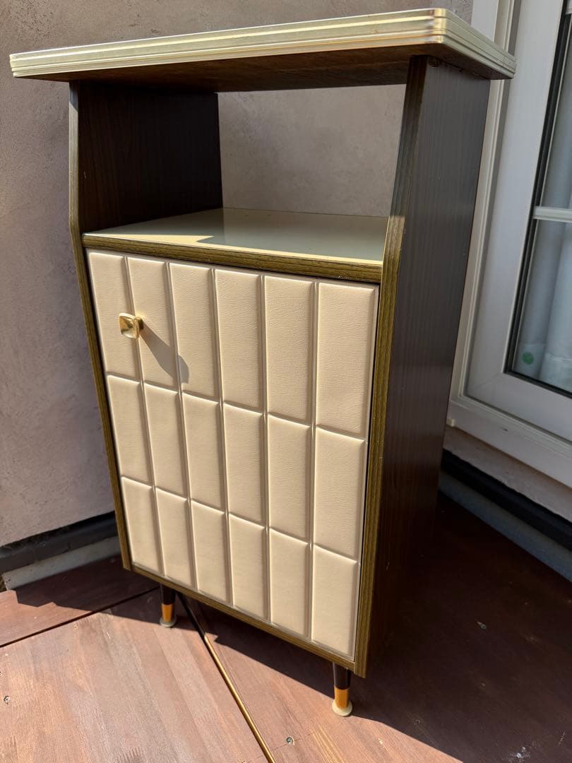 昭和レトロ 当時物 インテリア 棚 花台 レトロポップ　 アンティーク　白