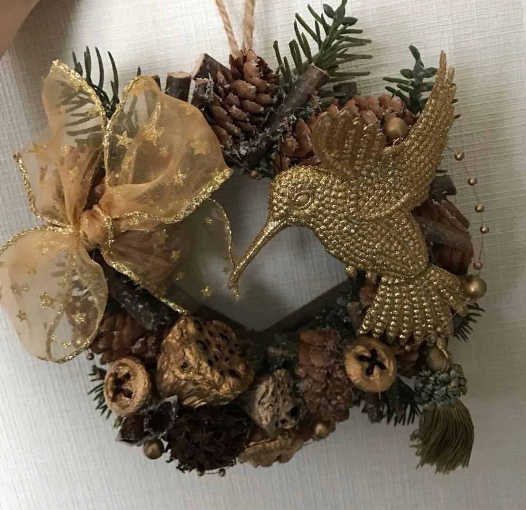 造花 クリスマスリース 新品