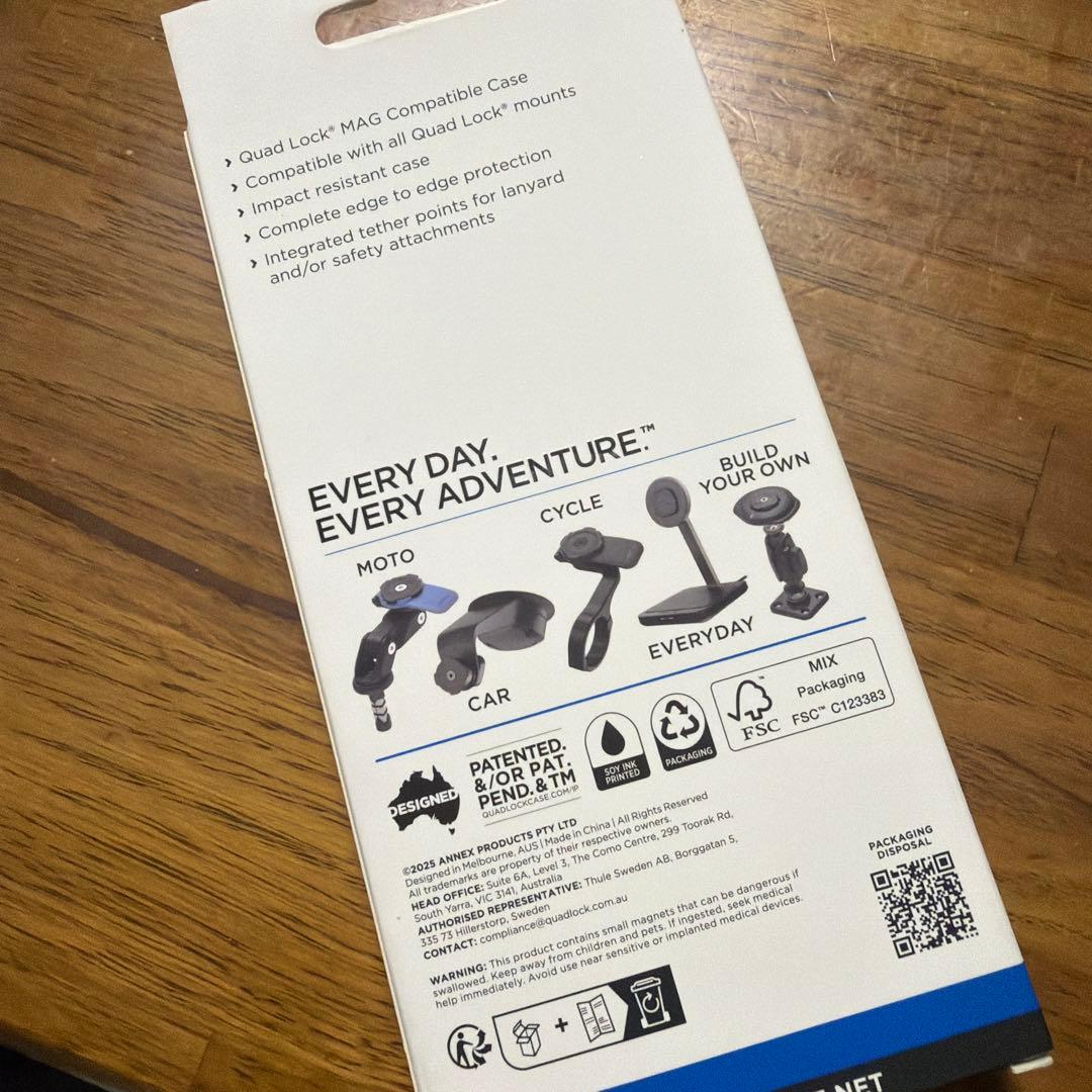 iPhoneアクセサリー Quad Lock MAG CASE iPhone 16 Pro Max