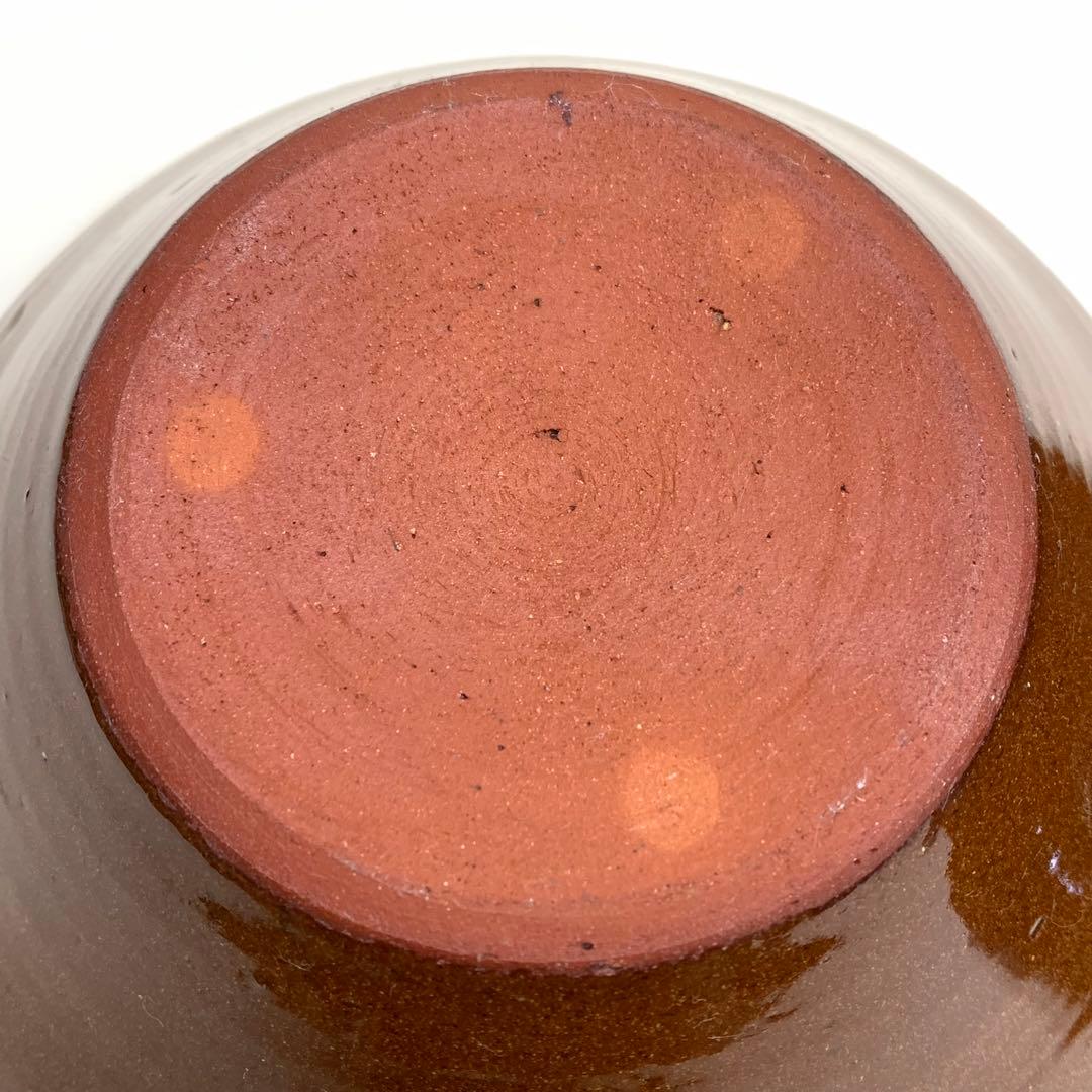 布志名焼 深鉢 ２点 直径17.6 cm スリップウエア 民藝 レトロ