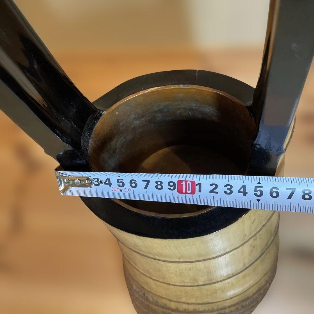 特大 年代物 根付竹製花生け