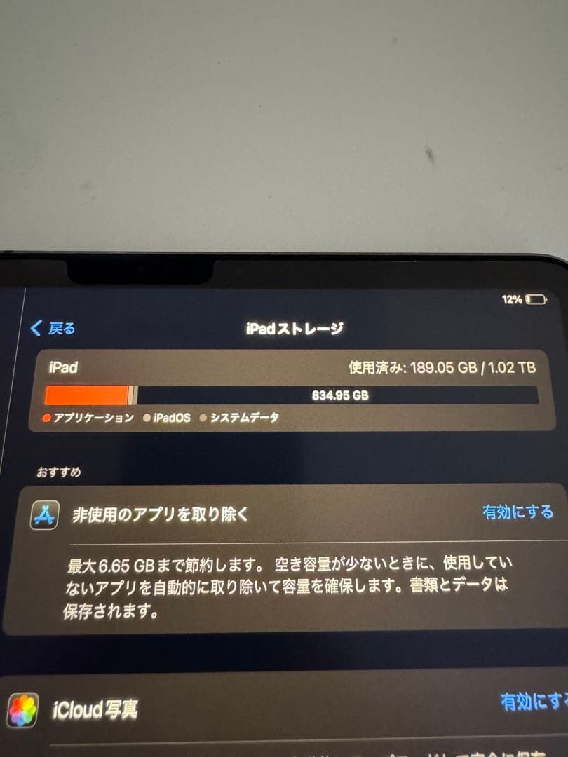 Apple iPadPro 12.9inch 1TB Cellularモデル