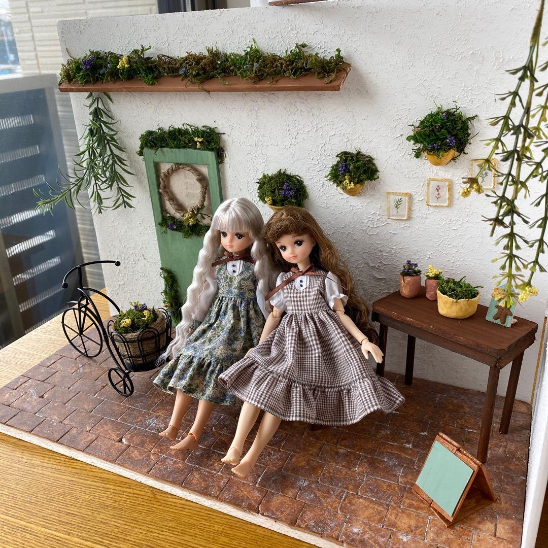 作品例2ドールハウス 背景ボード リカちゃんキャッスル ブライス ピュアニーモ