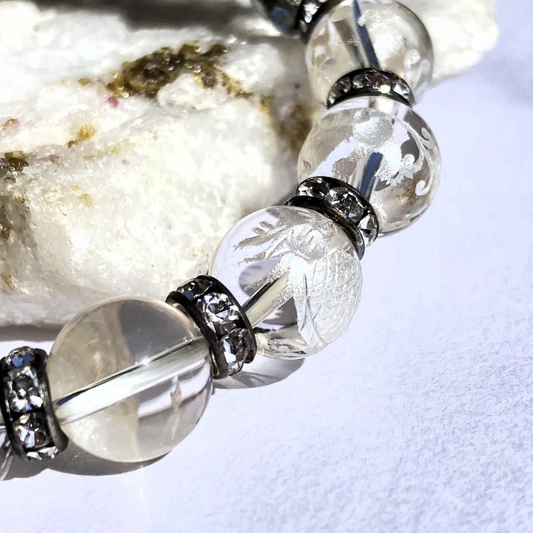 今日の目玉50％OFF【諸願成就】九生龍子 オニキス 水晶 ブレスレット