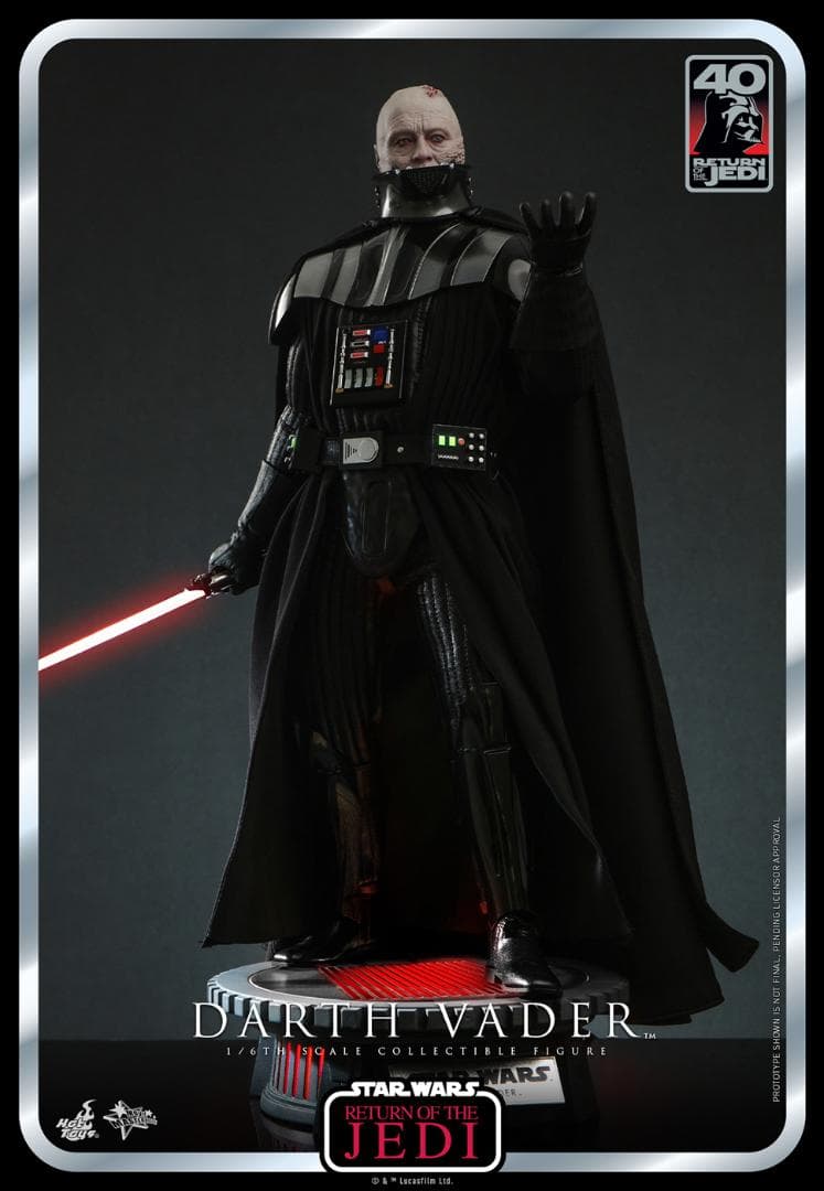 新品未開封　ホットトイズ　スター・ウォーズ　ダース・ベイダー　40周年記念版