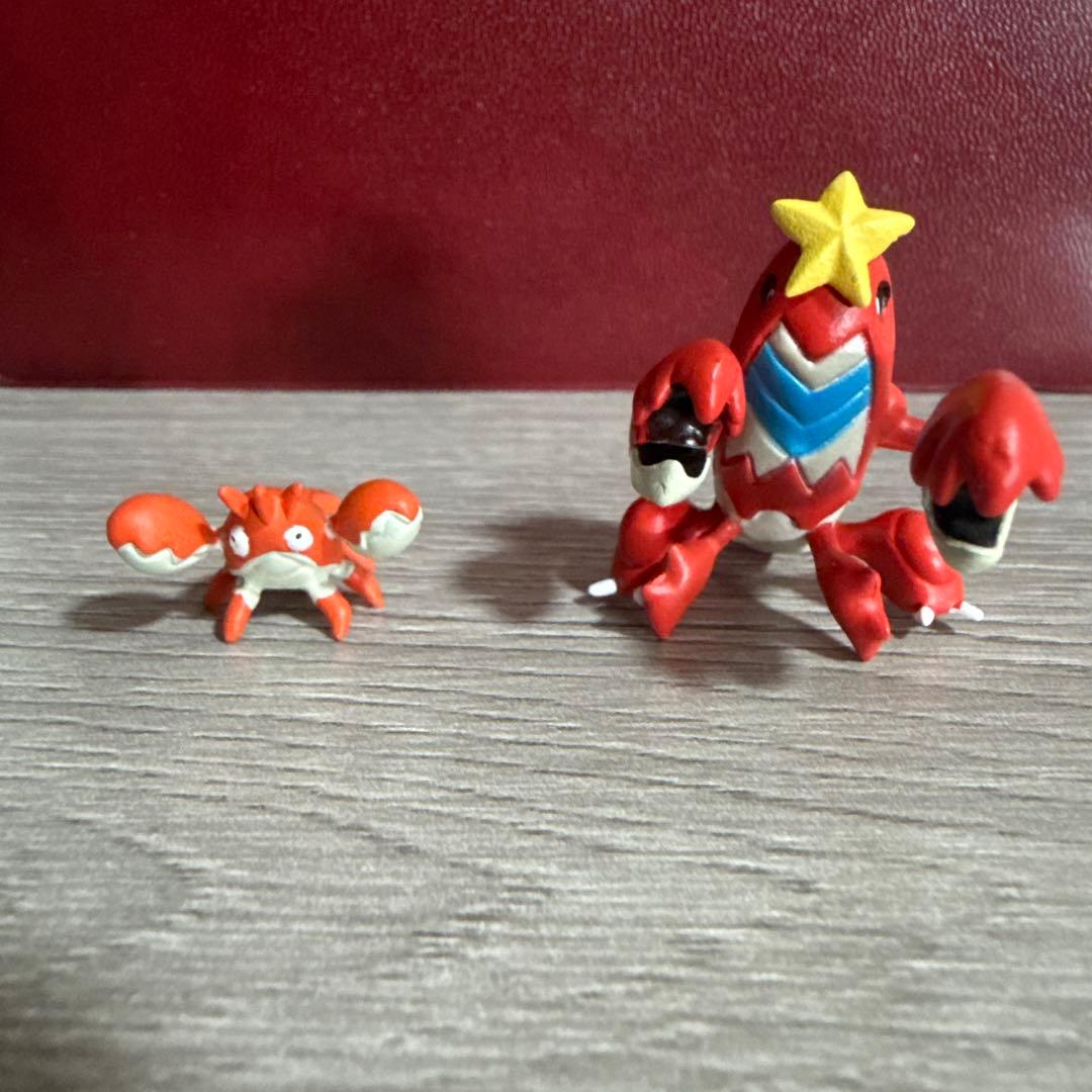 立体ポケモン図鑑　コダック　ゴルダック　ヘイガニ　シザリガー　ポケモン　立体