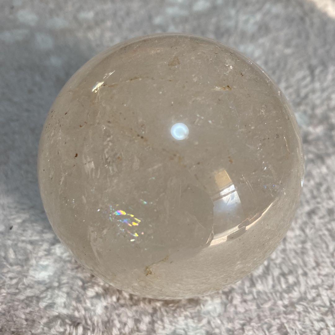 大セール虹キラッキラ水晶大珠6.8〜70ミリ　ブレスの浄化にも◎
