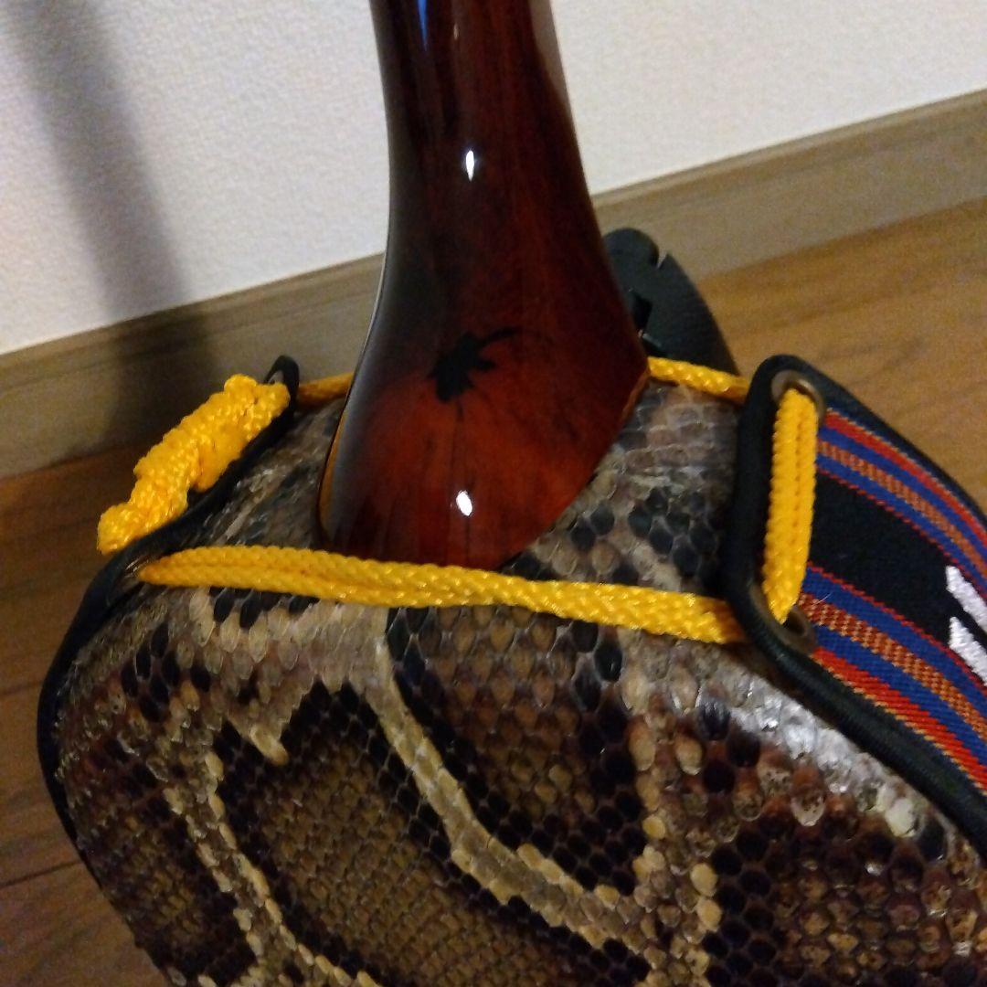 値下げ。三線 本体 　真壁型　八重山くるち　本皮