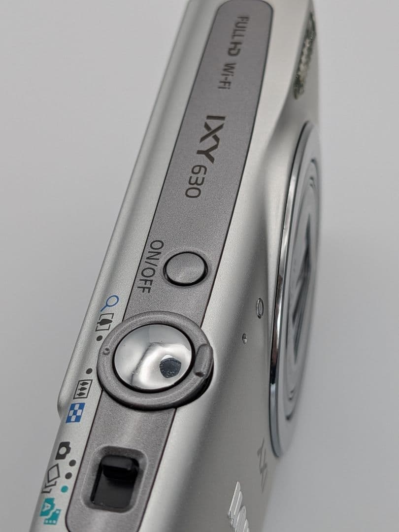 Canon IXY 630 キャノンコンデジ デジカメ シルバー 充電器ケース②