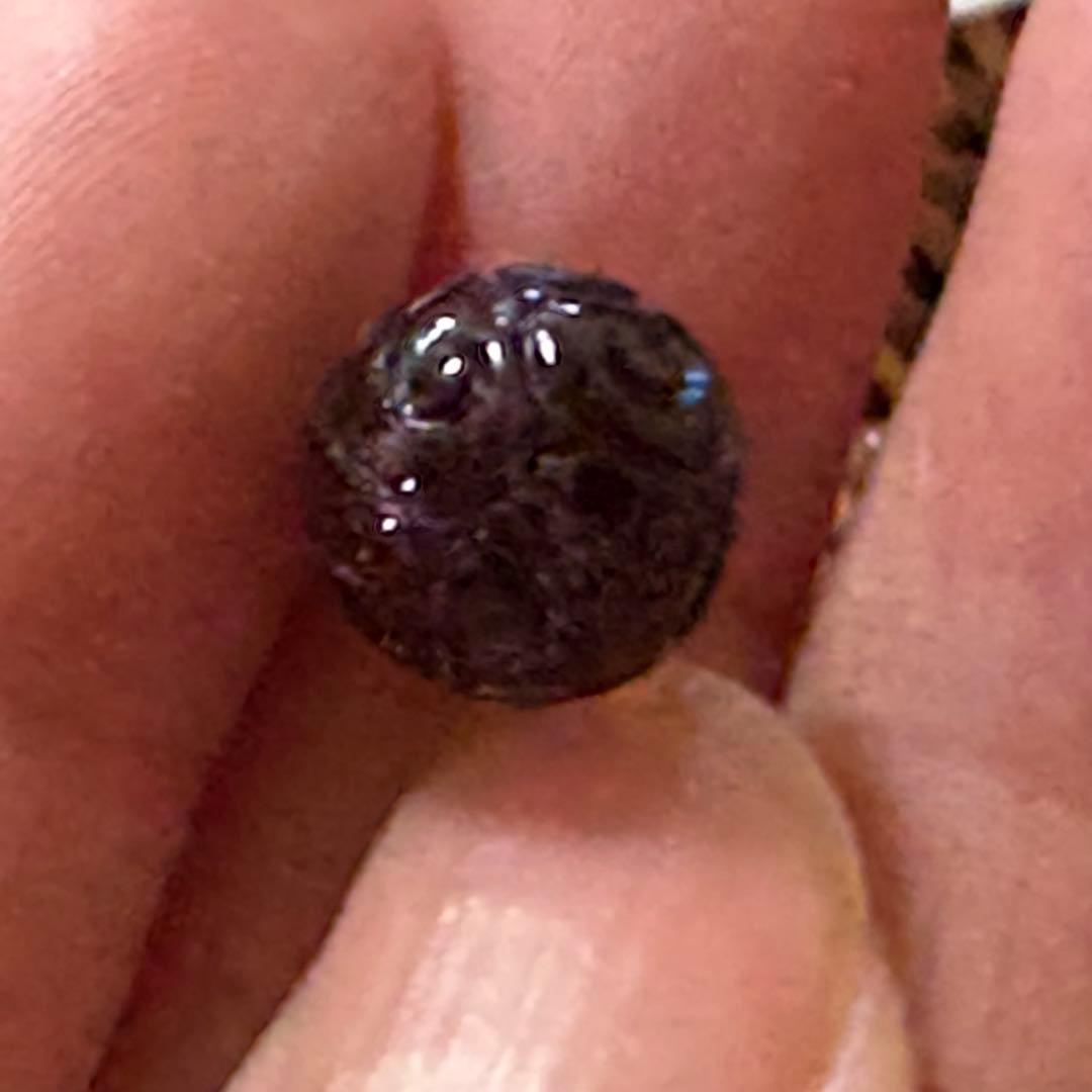 透明☆*。ボルドーカラートルマリン マニ車 回紋珠(*´˘`*)