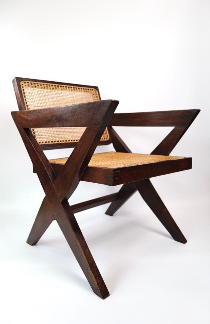 ジャンヌレ 希少ローズウッド X leg arm Chair Vintage