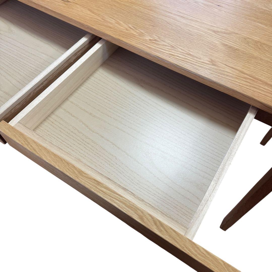 美品✨　MUJI 無印良品　オーク無垢材デスク　テーブル