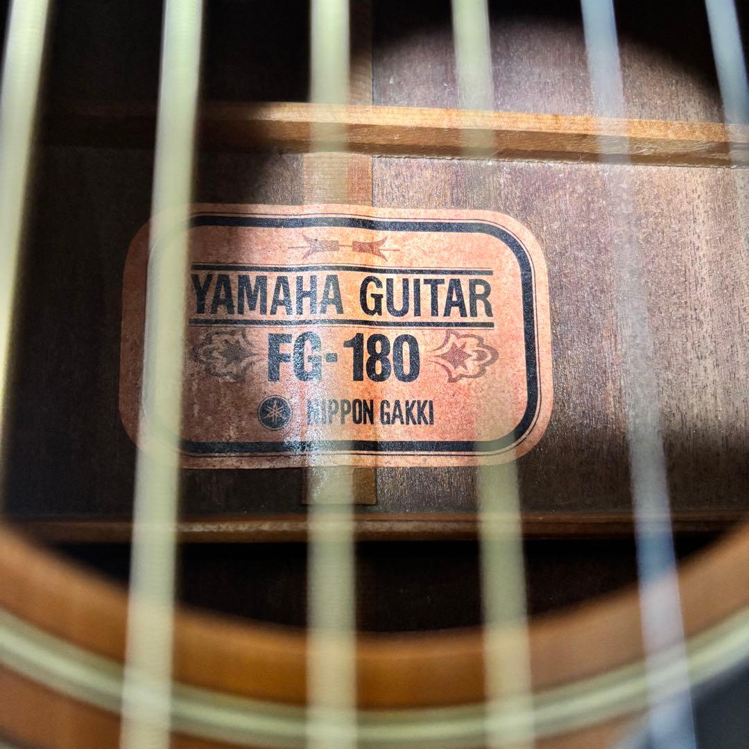 伝説の名器　赤ラベル　ヤマハ　FG-180 ジャパンビンテージ