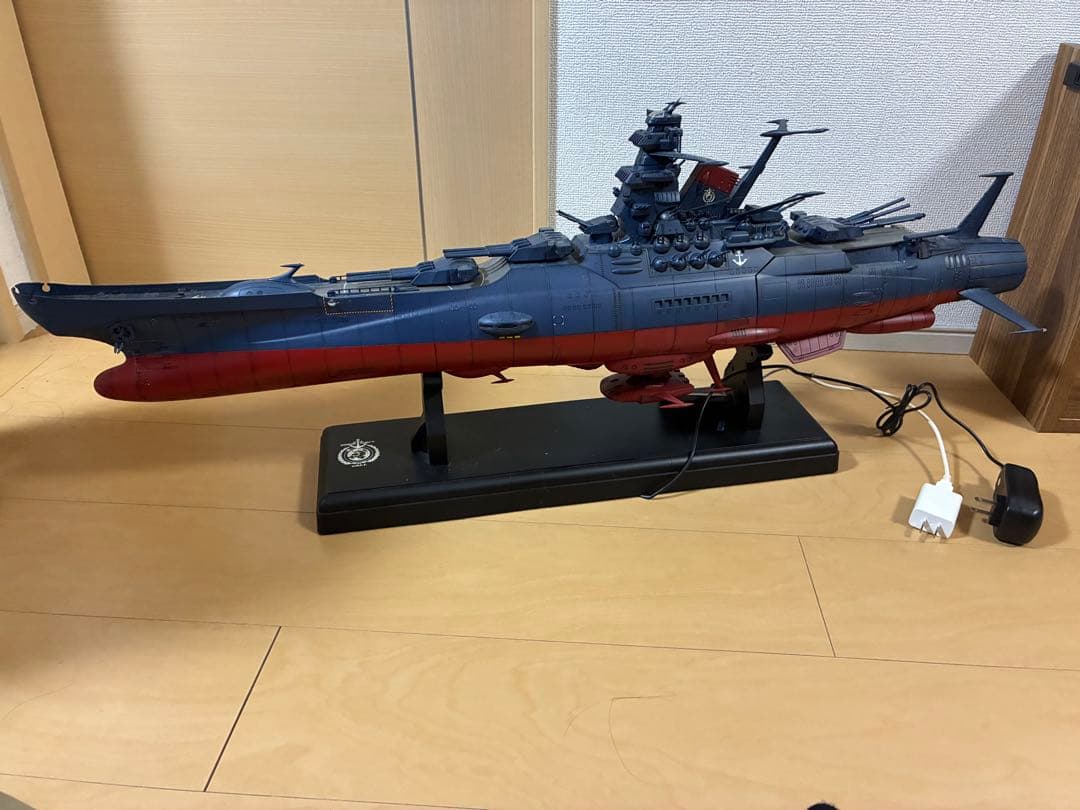 D*5様 宇宙戦艦ヤマト2199 完成品 台座付き 配線あり カスタム塗装 大型