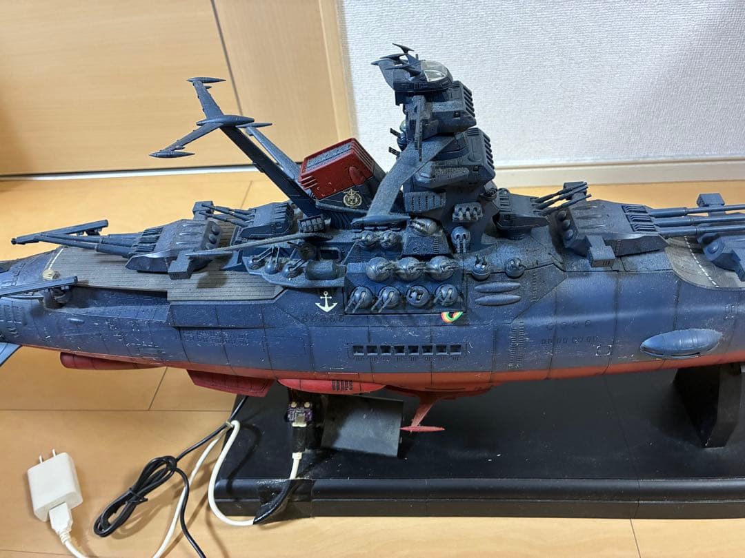 D*5様 宇宙戦艦ヤマト2199 完成品 台座付き 配線あり カスタム塗装 大型