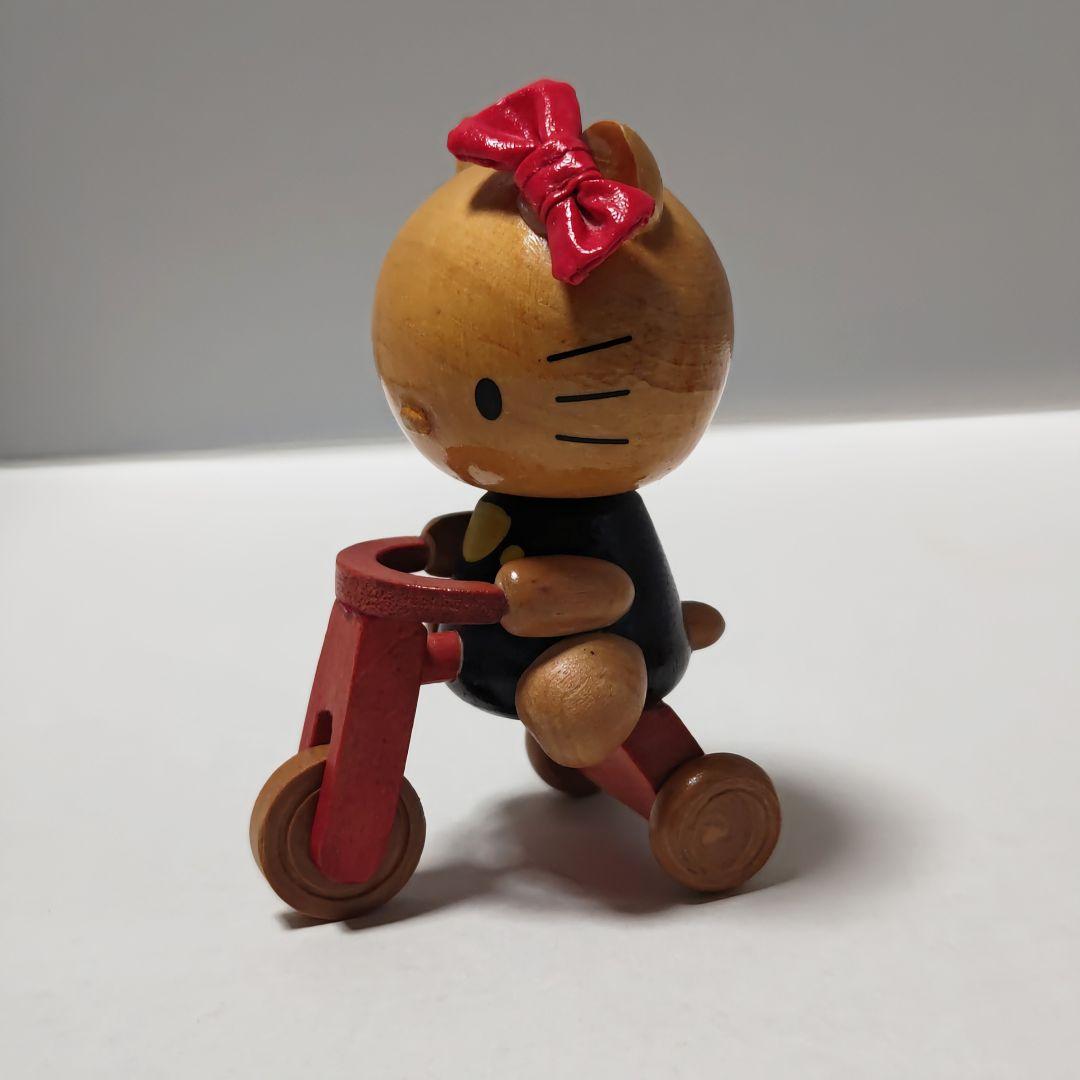 《激レア》ハローキティ ウッドコレクション◇木製 置物3点セット◇2000年製◇
